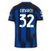 Maillot de foot Inter Milan Federico Dimarco #32 Domicile vêtements 2023-24 Manches Courtes